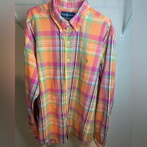 Men’s Ralph Lauren plaid shirt XXL
